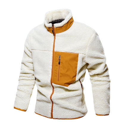 Veste d'hiver zippée chaude isolée