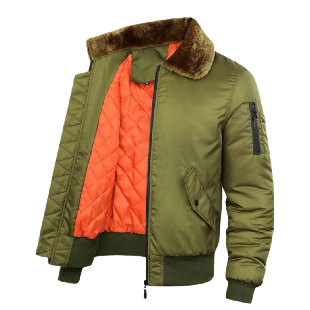 Bomber de pilote doublé chaud femme