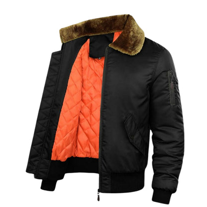 Bomber de pilote doublé chaud femme