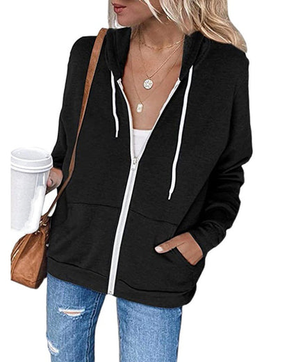 Sweat à capuche pour femme confortable avec poches