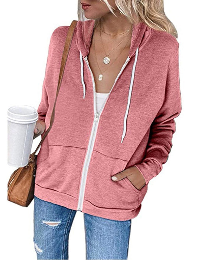 Sweat à capuche pour femme confortable avec poches