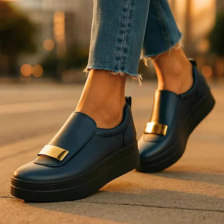 Chaussures compensées Loafers Chics pour Femmes