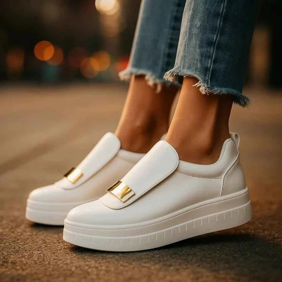Chaussures compensées Loafers Chics pour Femmes