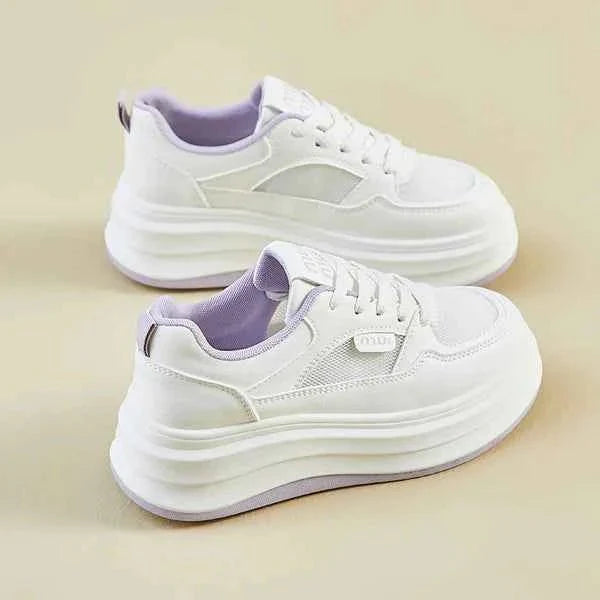 Baskets compensées pour femme