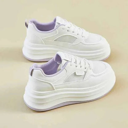 Baskets compensées pour femme