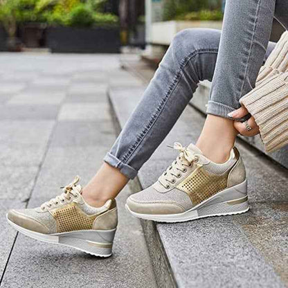 Baskets compensées très tendance