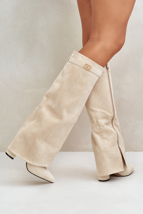 Bottes élégantes avec brides pour femme