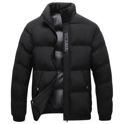 Veste d'hiver élégante pour homme avec col