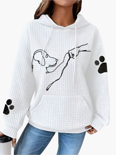 Sweat à capuche tendance avec poche kangourou