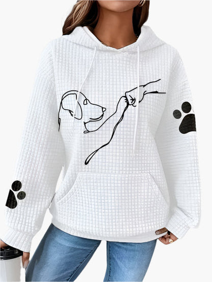 Sweat à capuche tendance avec poche kangourou