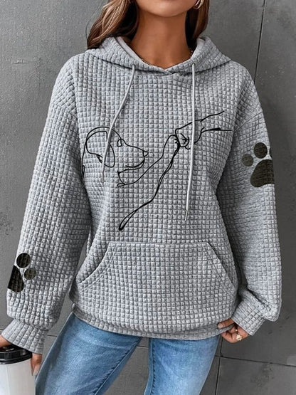 Sweat à capuche femme doux et chaud