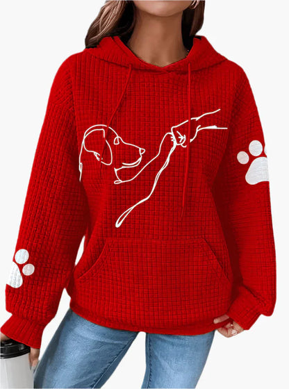 Sweat à capuche tendance avec poche kangourou