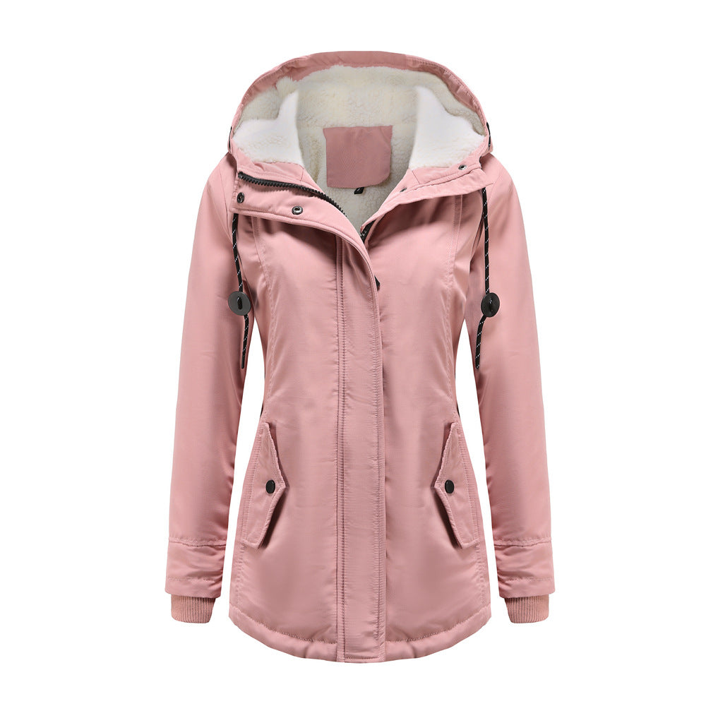 Veste d'hiver femme Capuche Polaire Isolée