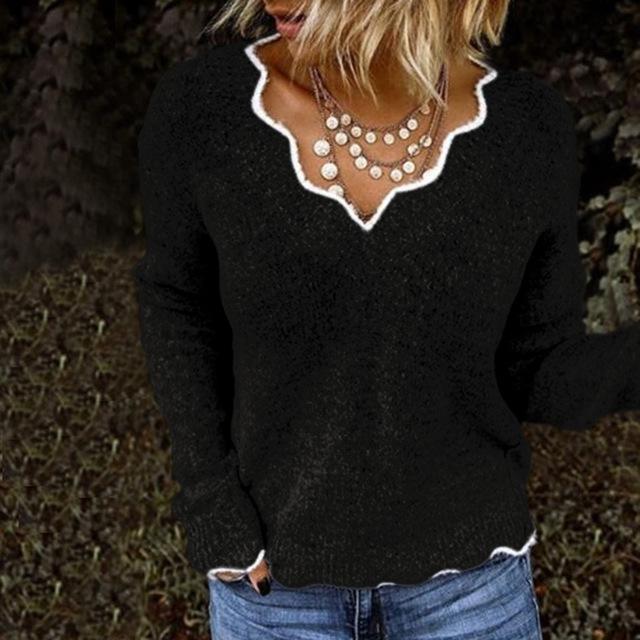 MELISSA - Pull-over de printemps chaud et élégant