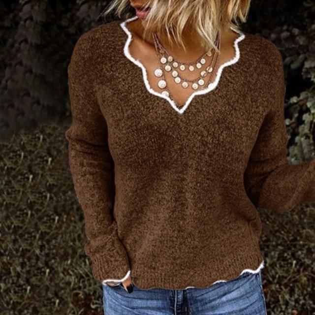 MELISSA - Pull-over de printemps chaud et élégant