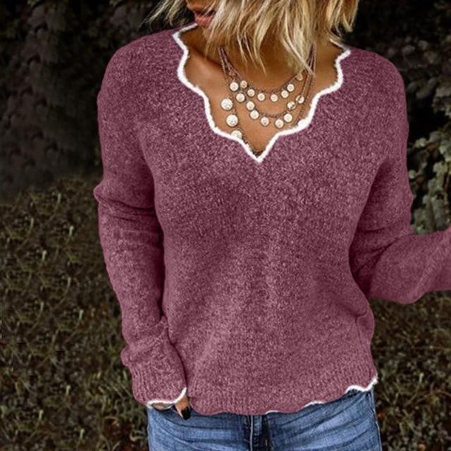 MELISSA - Pull-over de printemps chaud et élégant
