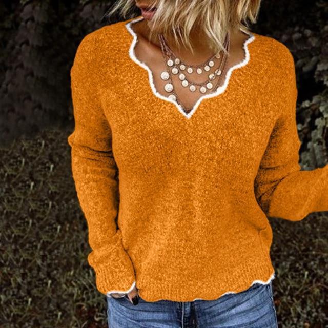 MELISSA - Pull-over de printemps chaud et élégant