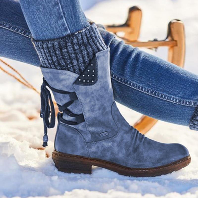 Bottes d'hiver confortables et chaudes, isolées