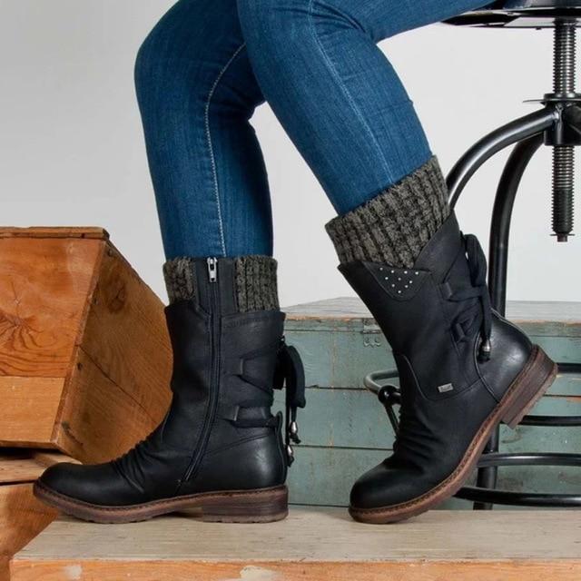 Bottes d'hiver confortables et chaudes, isolées