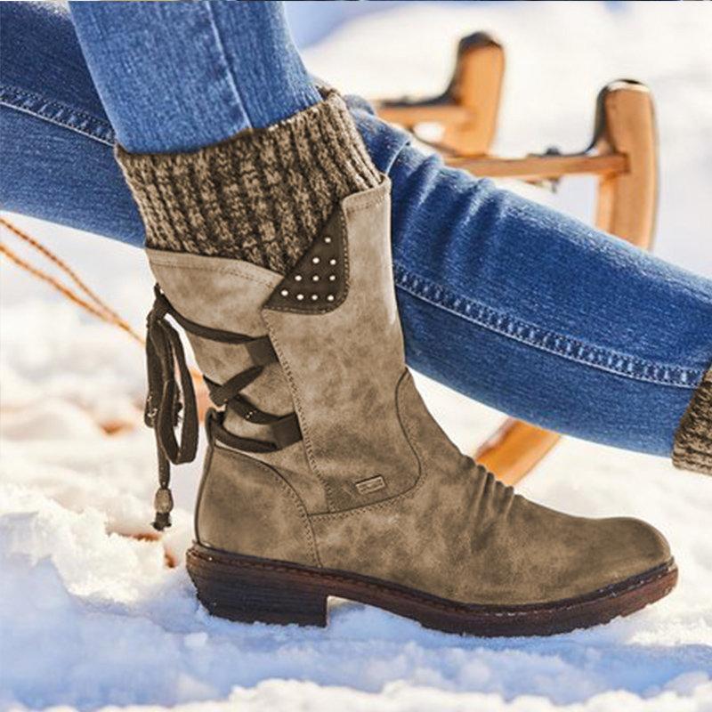 Bottes d'hiver confortables et chaudes, isolées
