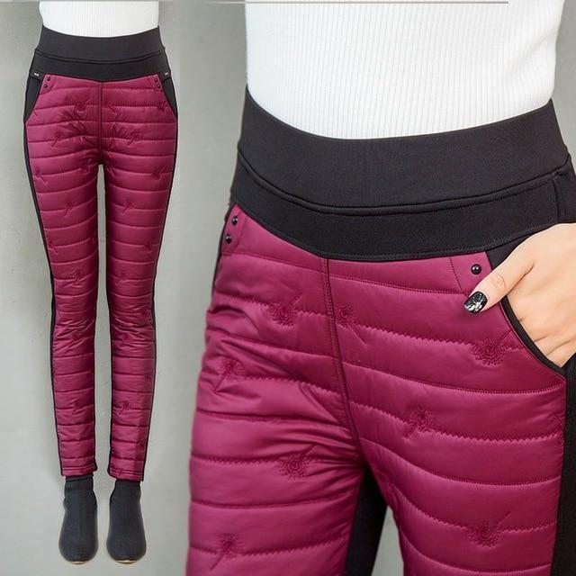 Pantalon de ski chaud imperméable et isolé pour femme