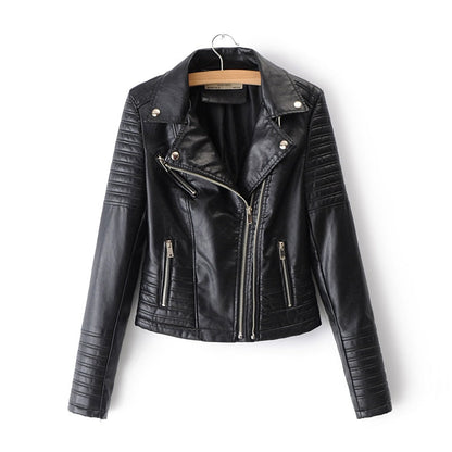Blouson en cuir tendance pour femmes