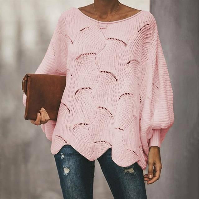Pull-overs doux à col rond pour femme