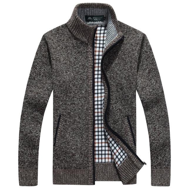 Cardigan polaire homme intérieur chaud