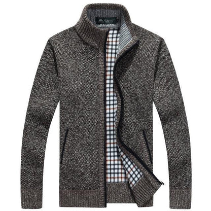 Cardigan polaire homme intérieur chaud