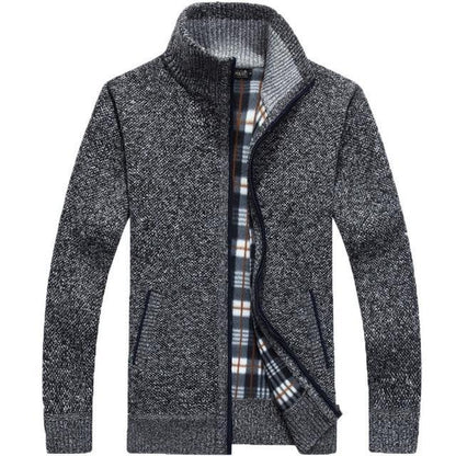 Cardigan polaire homme intérieur chaud