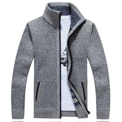 Cardigan polaire homme intérieur chaud