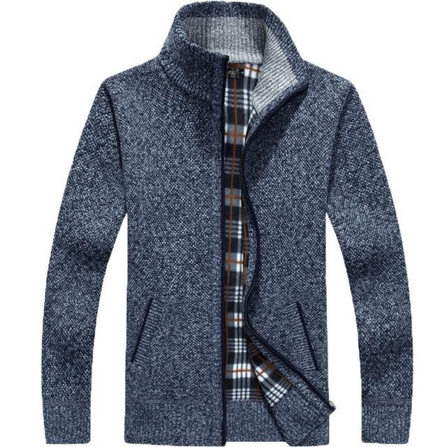 Cardigan polaire homme intérieur chaud