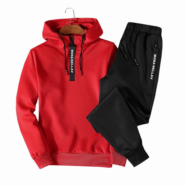 Bequemer Herren Sportanzug Winter Warm Zuhause - IdealeKleiden