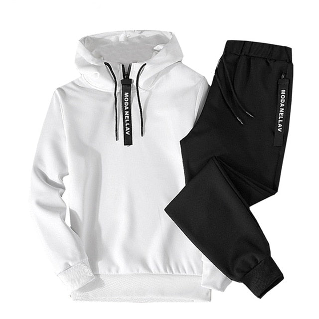 Ensemble de survêtement confortable pour homme, chaud et idéal pour la maison en hiver