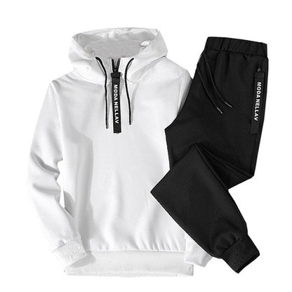 Ensemble de survêtement confortable pour homme, chaud et idéal pour la maison en hiver
