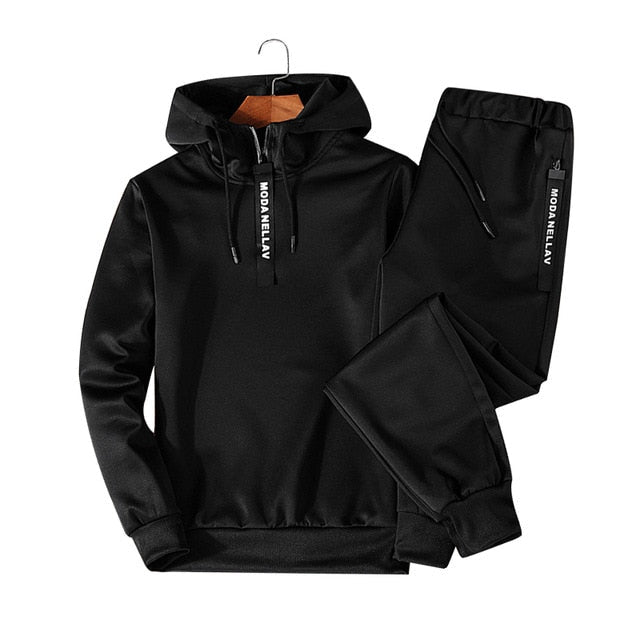 Ensemble de survêtement confortable pour homme, chaud et idéal pour la maison en hiver