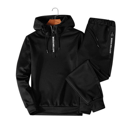 Ensemble de survêtement confortable pour homme, chaud et idéal pour la maison en hiver