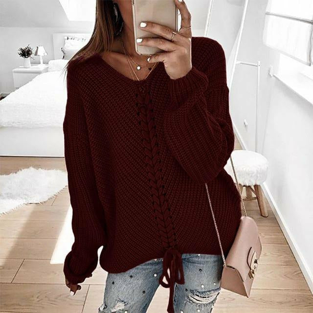 Pull-over confortable pour femme Style décontracté