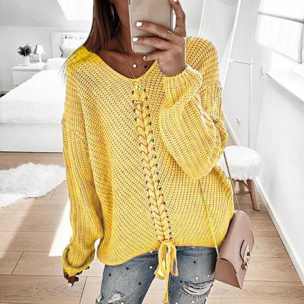 Pull-over confortable pour femme Style décontracté