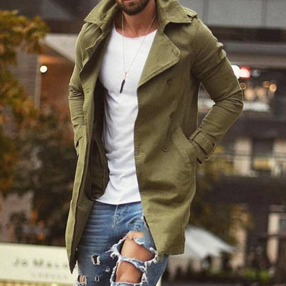 Manteau d'hiver élégant et chaud pour hommes
