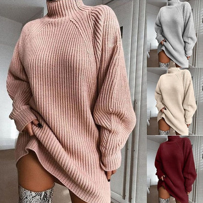 Kuscheliger Strickpullover Weich Herbst Winter - IdealeKleiden