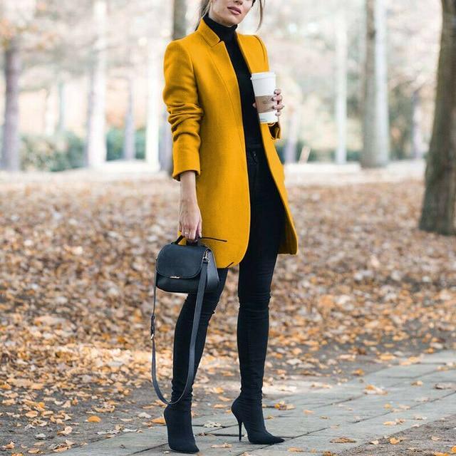 Veste d'automne femme style moderne