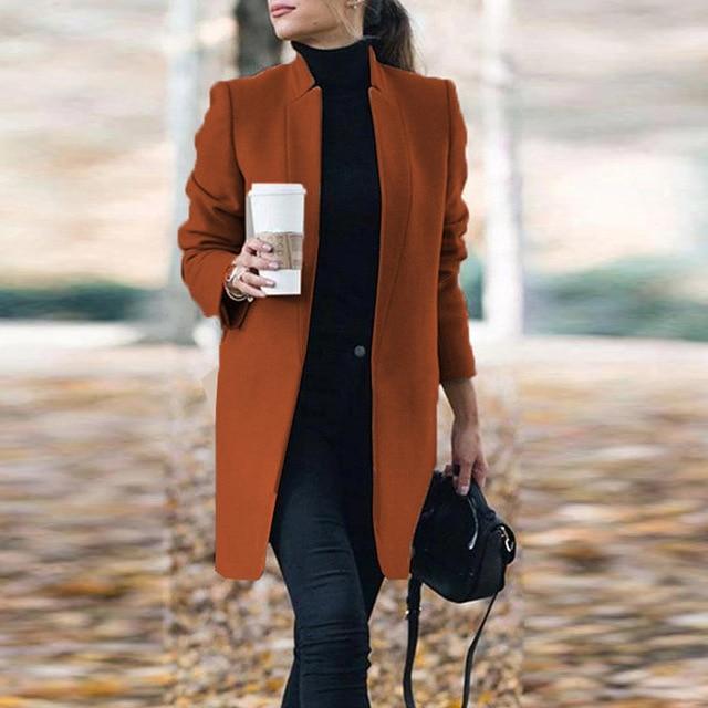 Veste d'automne femme style moderne