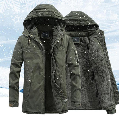 Parka chaud à capuche