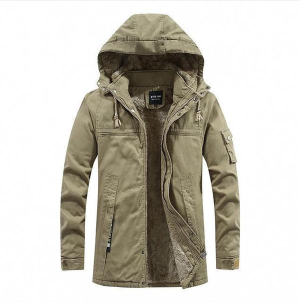 Parka chaud à capuche