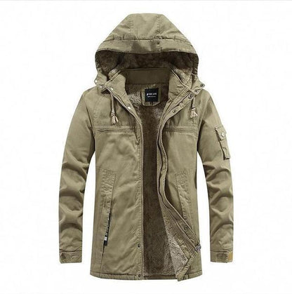 Parka chaud à capuche