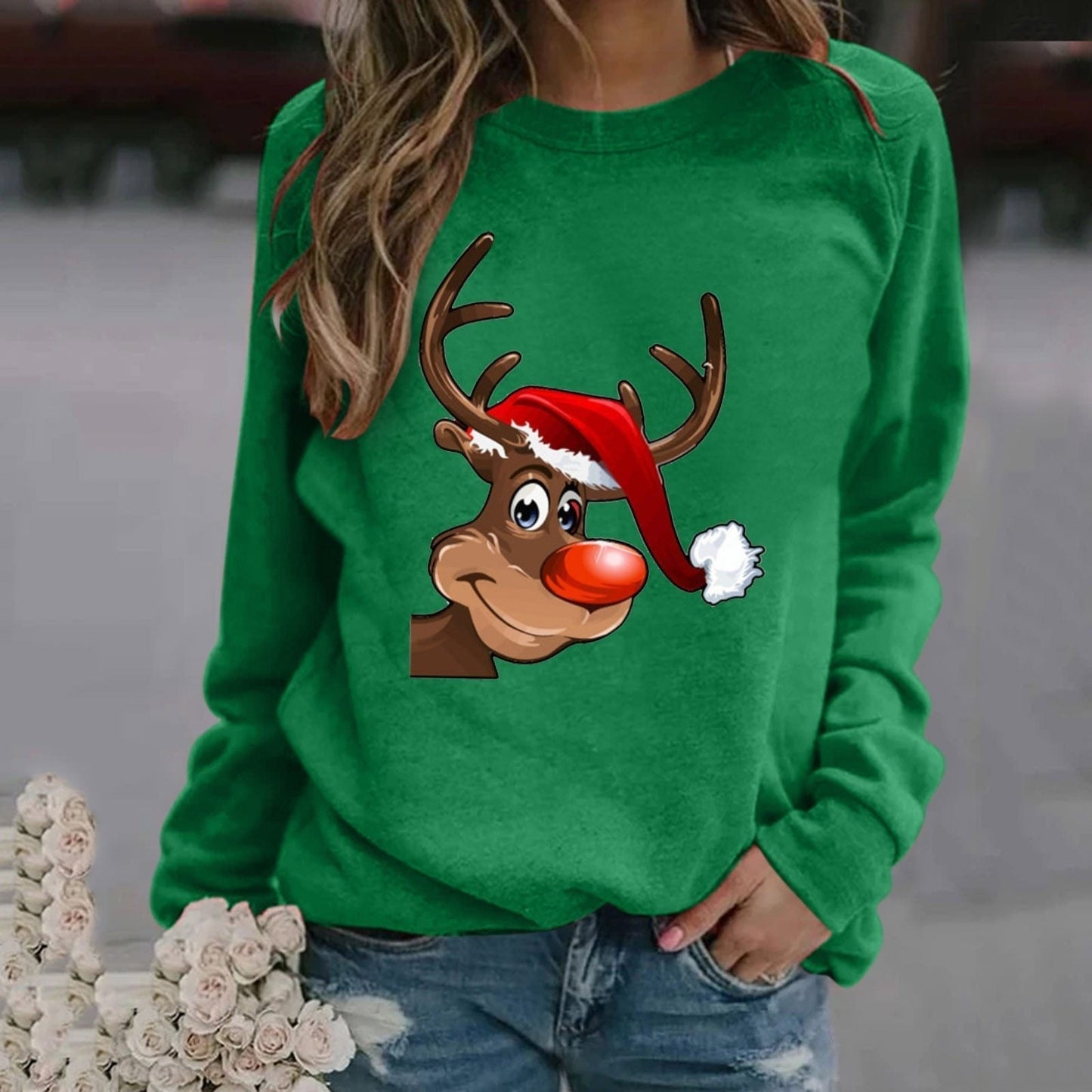 Pull de Noël Confortable Festif Idée cadeau