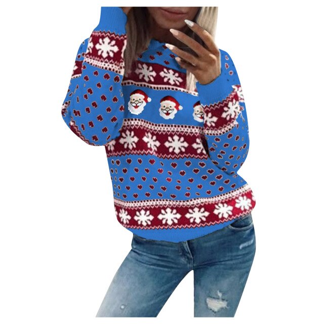 Pull de Noël Chaud Doux Tricot