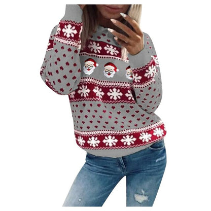 Pull de Noël Chaud Doux Tricot