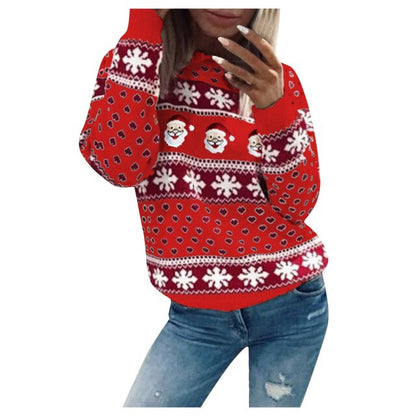 Pull de Noël Chaud Doux Tricot